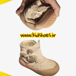 بوت بچه گانه شنل دوزی شده مدل خرگوشی